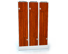 Cloakroom locker Z-shaped doors ALDERA 1920 x 1200 x 500